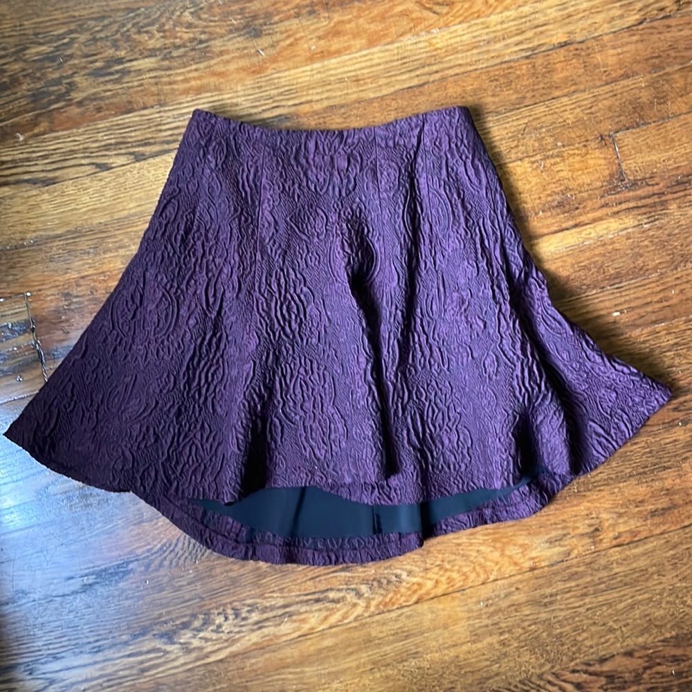 Alice and Olivia brocade circle skirt